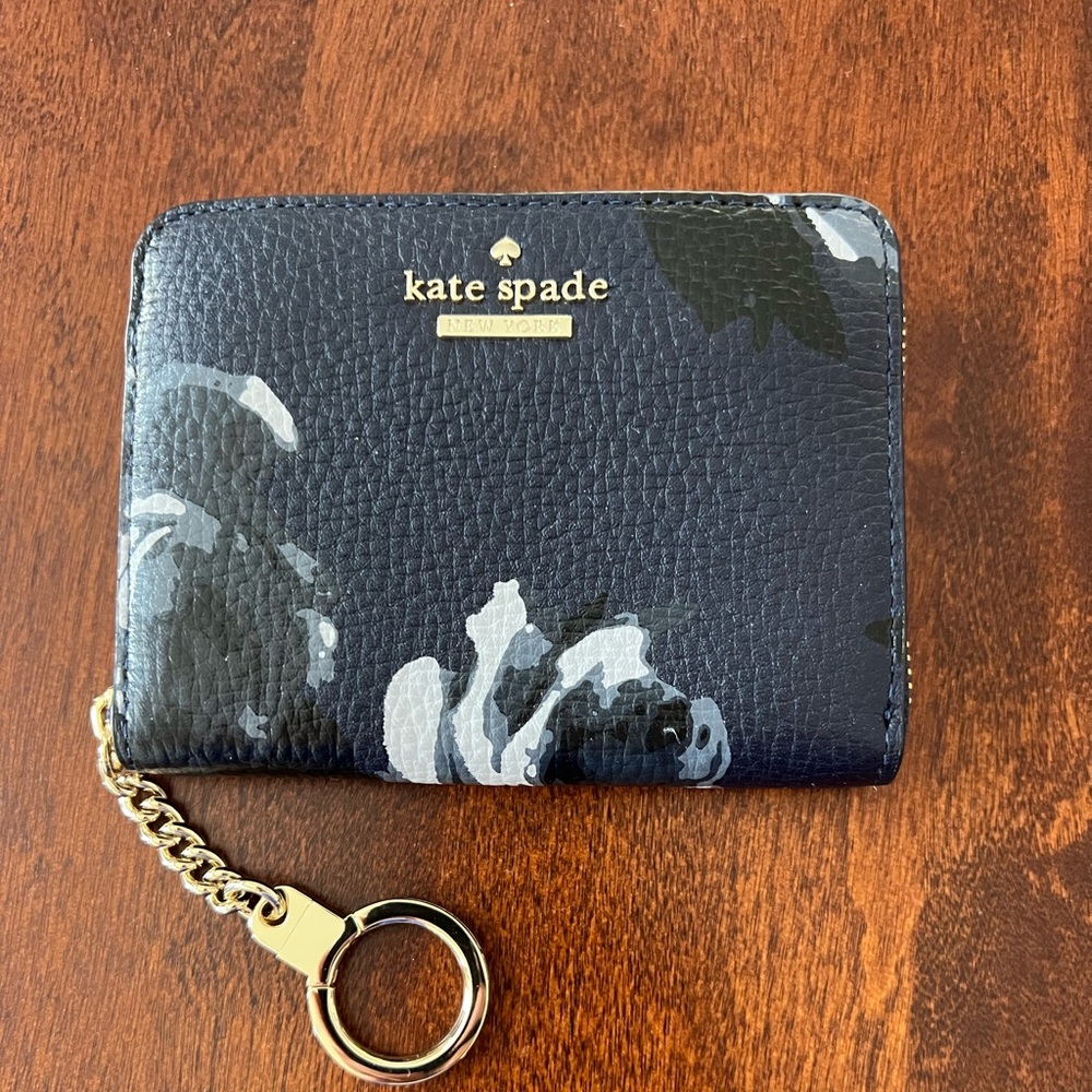 Kate spade floral coin purse wallet